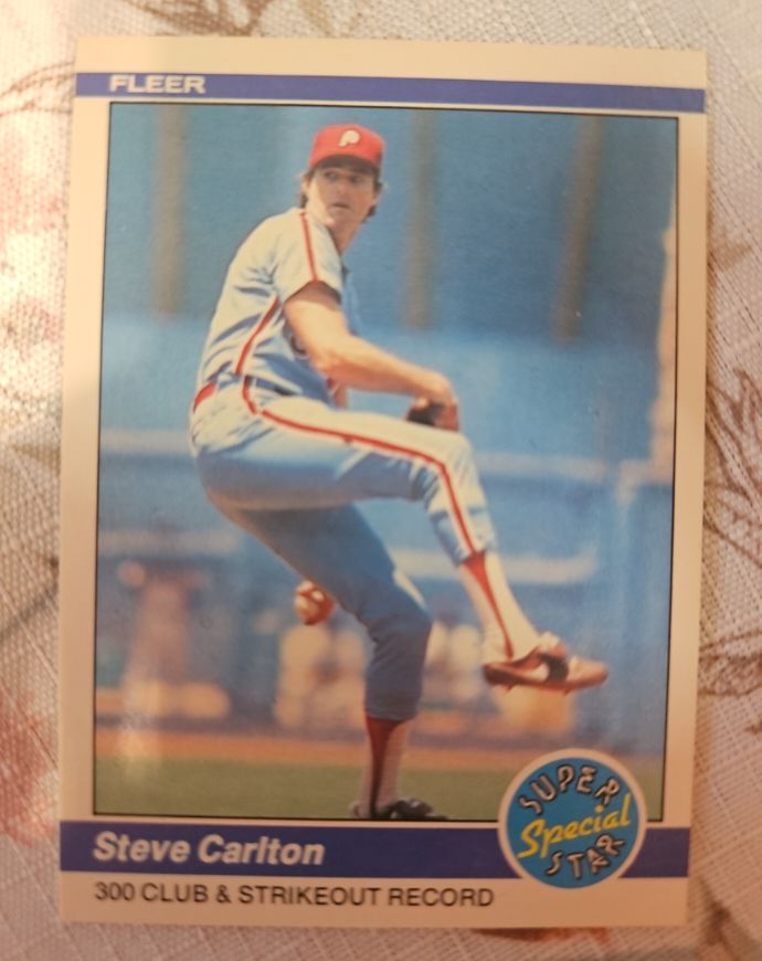 1984 Fleer #642 Steve Carlton — front