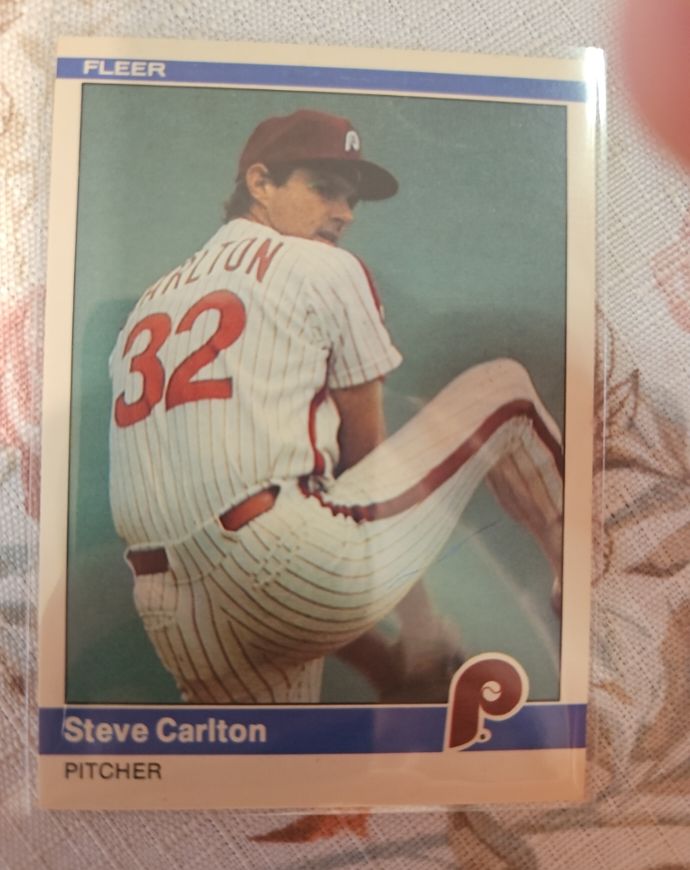 1984 Fleer #25 Steve Carlton — front