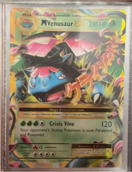 2016 Pokémon XY Evolutions #2 Mega Venusaur EX — front