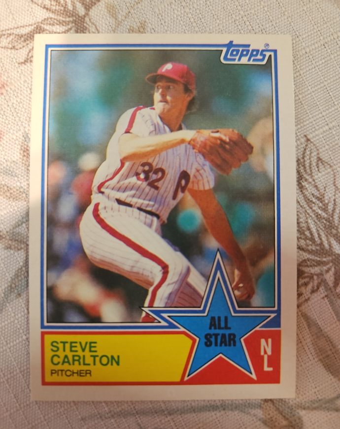 1983 Topps #406 Steve Carlton Philadelphia Phillies All Star — front