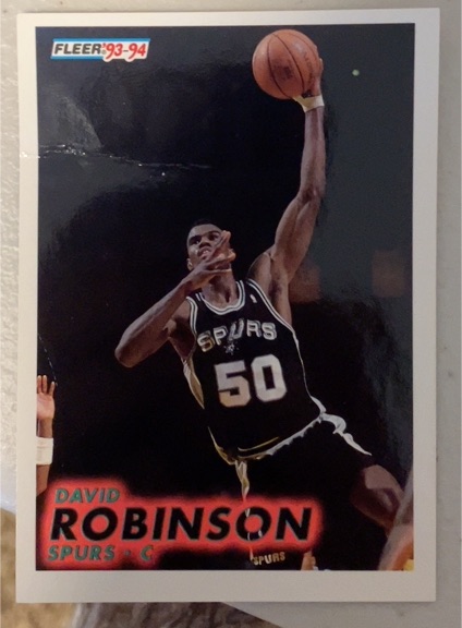 1993-94 Fleer #196 David Robinson — front
