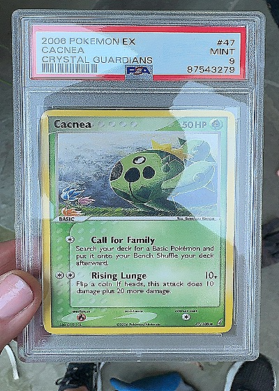 2006 Pokemon EX Crystal Guardians #47 Cacnea — front