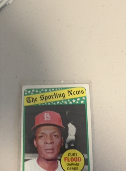 1969 Topps #426 Curt Flood — front