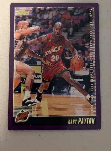 2000-01 Topps #224 Gary Payton — front