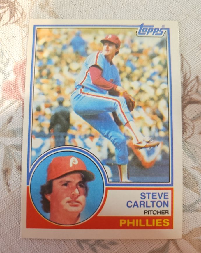 1983 Topps #70 Steve Carlton — front