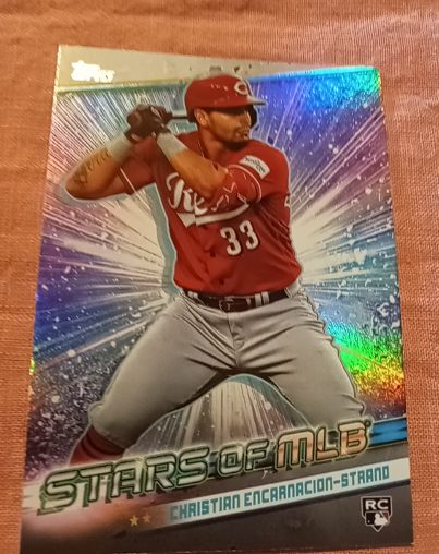 2024 Topps Series 1 Stars of MLB Chrome #CSMLB-7 Christian Encarnacion-Strand — front