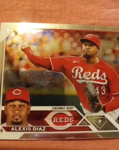2023 Topps Chrome #179 Alexis Diaz — front