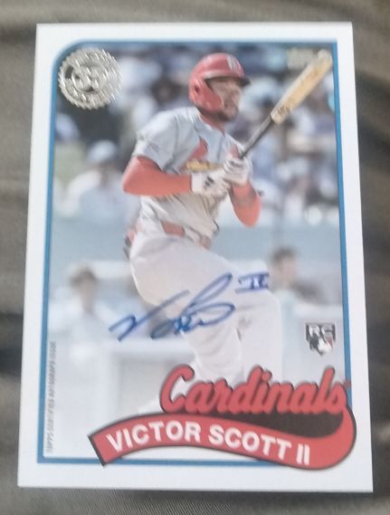 2024 Topps Update Series #89AU-VSC Victor Scott II — front