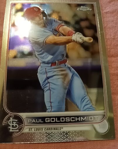 2022 Topps Chrome #82 Paul Goldschmidt — front