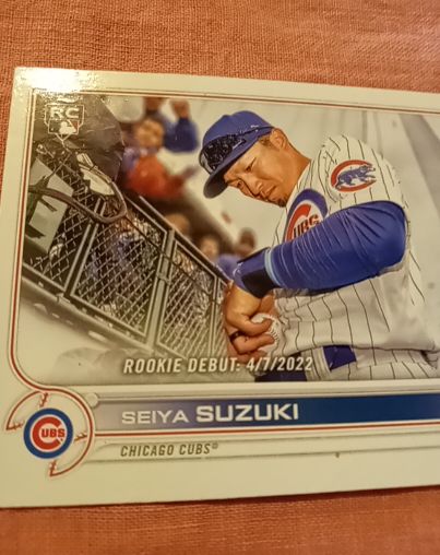 2022 Topps Chrome Update #USC144 Seiya Suzuki Rookie Debut — front