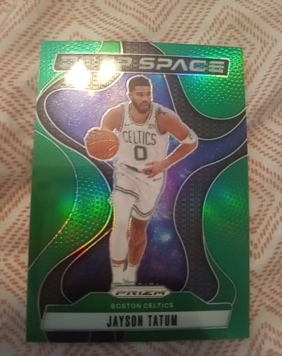 2024-25 Panini Prizm #7 Jayson Tatum Deep Space — front