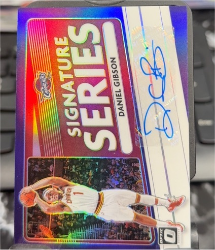 2020-21 Panini Donruss Optic Signature Series #SS-DG Daniel Gibson — front
