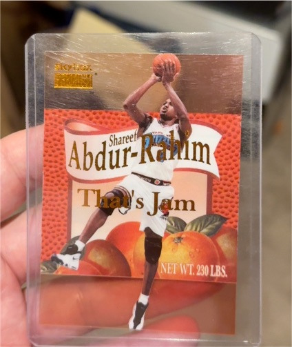 1998 Skybox Premium That's Jam #TJ Shareef Abdur-Rahim — front