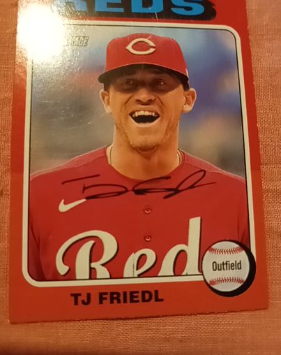 2024 Topps Heritage #336 TJ Friedl — front