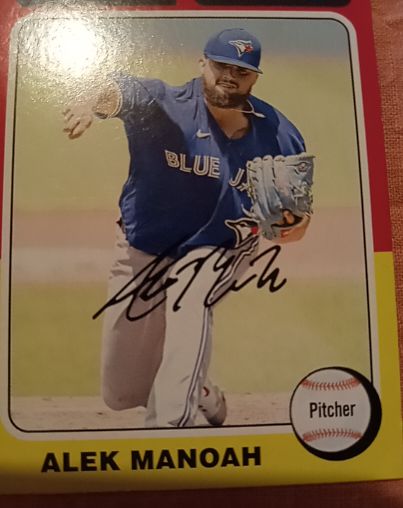2024 Topps Heritage #243 Alek Manoah — front