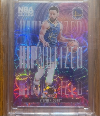 2023-24 Panini NBA Hoops Premium Stock Stephen Curry Hipnotized — front