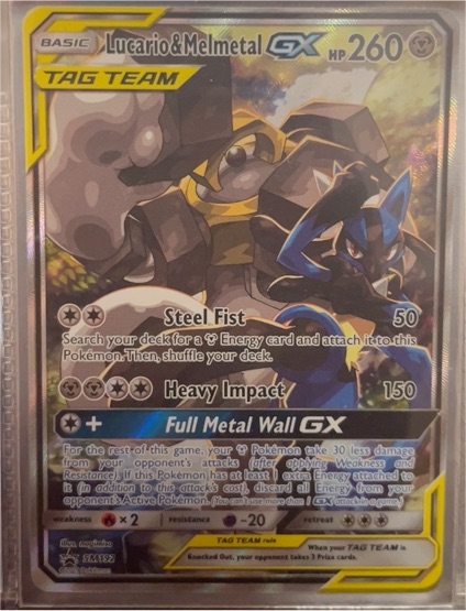 2019 Pokémon SM192 Lucario & Melmetal GX — front
