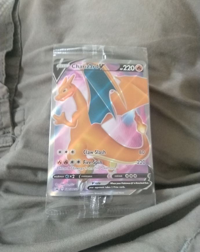 2020 Pokémon TCG SWSH050 Charizard V — front