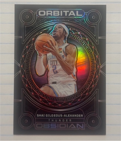 2022-23 Panini Obsidian Orbital Shai Gilgeous-Alexander — front