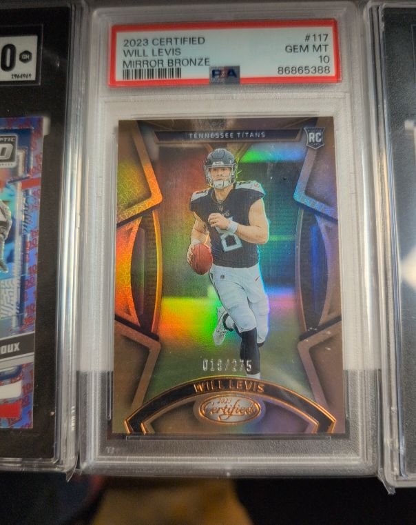 2023 Panini Certified #117 Will Levis Mirror Bronze — front