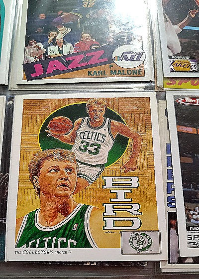 1991 Upper Deck #77 Larry Bird — front