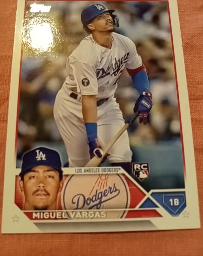 2023 Topps #163 Miguel Vargas — front