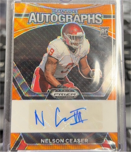 2024 Panini Prizm Draft Picks #DPA-NCR Nelson Ceaser — front