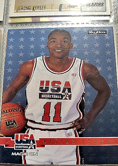 1994 SkyBox USA #48 Isiah Thomas — front