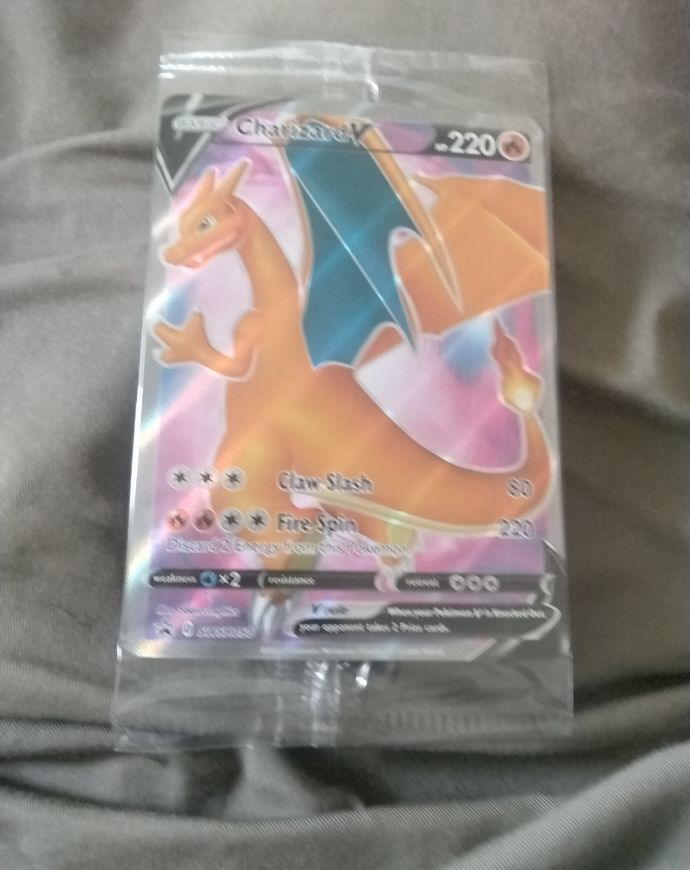 2020 Pokémon Champion's Path #SWSH050 Charizard V — front