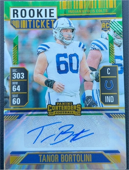 2024 Panini Contenders #287 Tanor Bortolini Rookie Ticket Auto — front