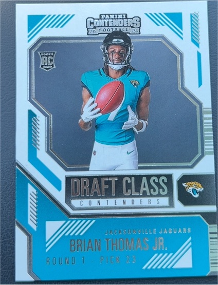 2024 Panini Contenders #14 Brian Thomas Jr. Draft Class Contenders — front