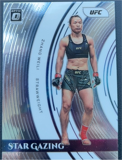 2022 Donruss Optic UFC #22 Zhang Weili Star Gazing — front