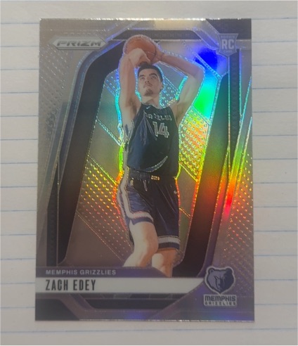 2024-25 Panini Prizm #249 Zach Edey — front