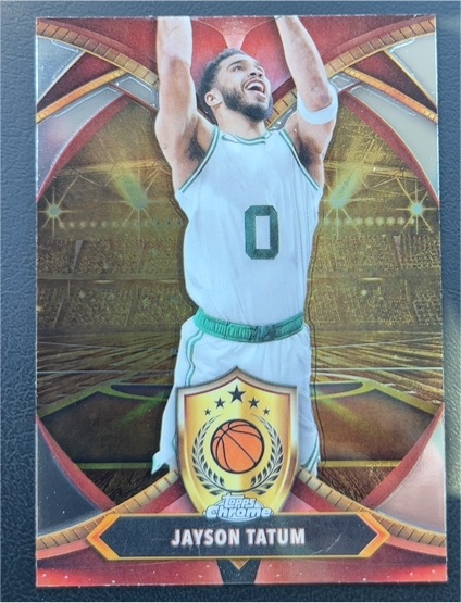 2024-25 Topps Chrome Ball of Duty #BOD-4 Jayson Tatum — front