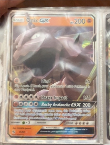 2019 Pokémon TCG Hidden Fates #36 Onix GX — front