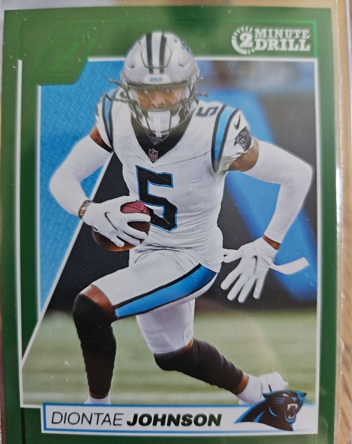 2024 Panini Zenith #14 Diontae Johnson Two Minute Drill — front