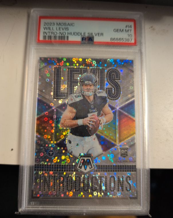 2023 Panini Mosaic Introductions No Huddle Silver #I-4 Will Levis — front