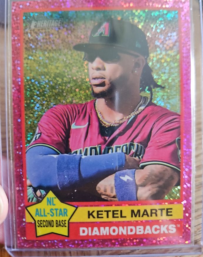 2025 Topps Heritage #420 Ketel Marte — front