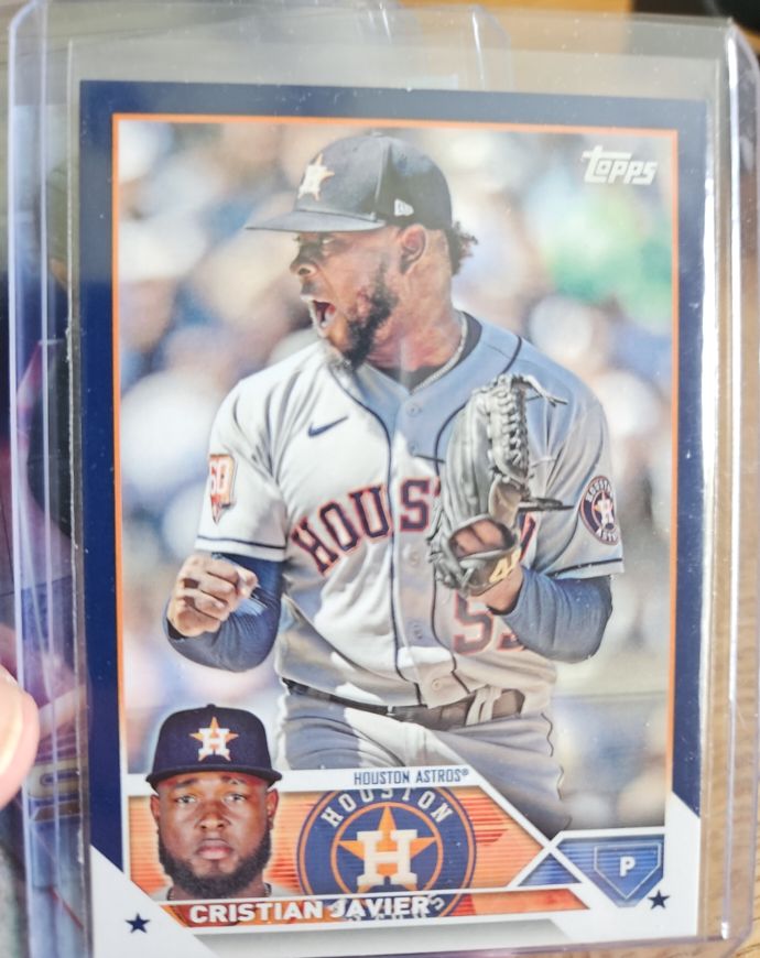 2023 Topps #55 Cristian Javier Houston Astros — front