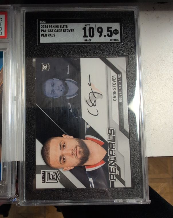 2024 Panini Donruss Elite #PAL-CST Cade Stover Pen Pals RC Auto — front
