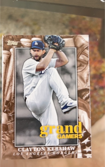 2024 Topps Series 1 #GOG-19 Clayton Kershaw Grand Gamers — front
