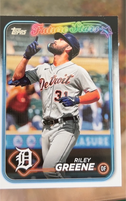 2024 Topps #274 Riley Greene Future Stars — front