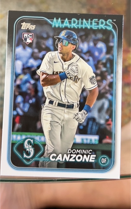 2024 Topps #195 Dominic Canzone — front