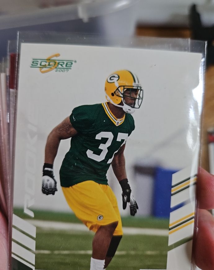 2007 Score Football Card Green Bay Packers #37 Rookie — front