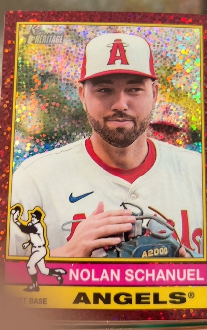 2025 Topps Heritage #273 Nolan Schanuel — front