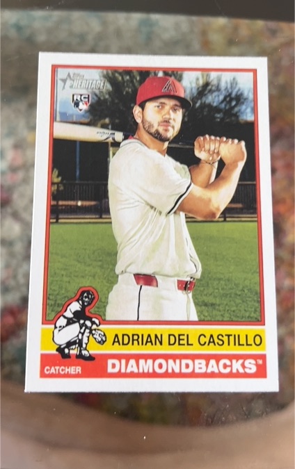 2025 Topps Heritage #270 Adrian Del Castillo — front