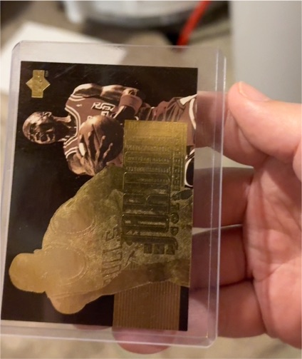 1995-96 Upper Deck The Jordan Collection #JC8 Michael Jordan Walking On Air — front