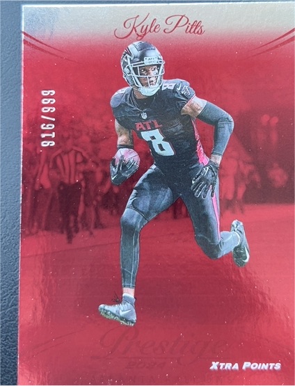 2024 Panini Prestige #14 Kyle Pitts Xtra Points Red — front