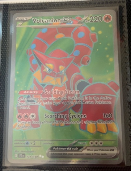 2023 Pokémon TCG Journey Together #171 Volcanion EX — front