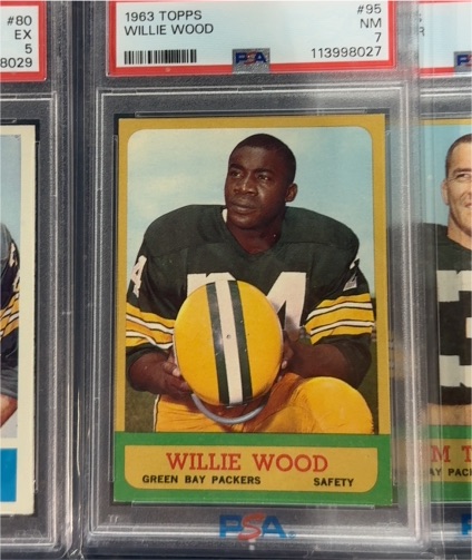 1963 Topps #95 Willie Wood — front
